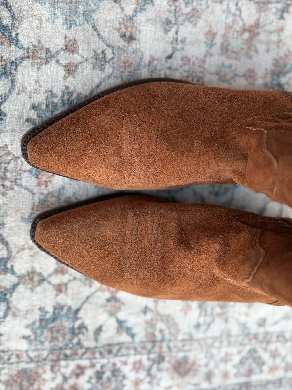 Victorio Ricci Women’s Size 9M Brown Suede Western Cowboy/Cowgirl Boots - Picture 10 of 12